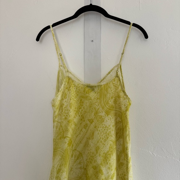 All Saints Bryony Estrella Midi Slip Dress Zest Yellow Bias Cut Sleeveless - Picture 7 of 15